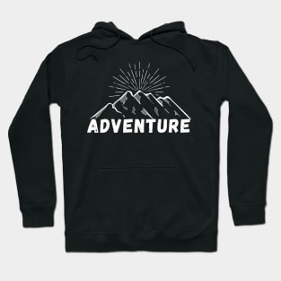 Adventure white Hoodie